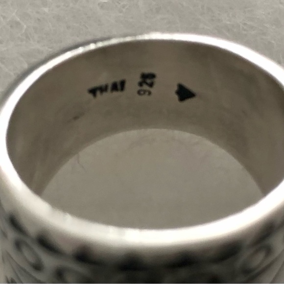 Silpada Sterling Silver Coin Pearl ChaCha Ring R1902 - Picture 7 of 7